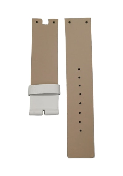 Calvin Klein K9423101 Beyaz Deri Saat Kordonu