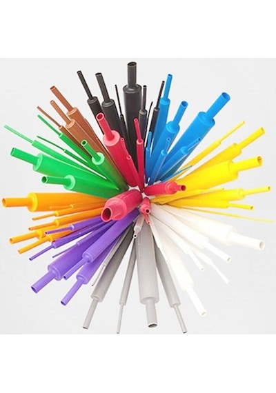 Apple Uyumlu iPhone Şarj Kablosu Koruyucu Makaron 12 Adet 6 Cm 6 Farklı Renk