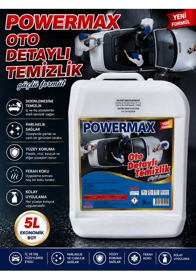 Powermax Oto Detaylı Temizlik 5 L Araç İç Ve Dış Yüzey Temizleyici 1
