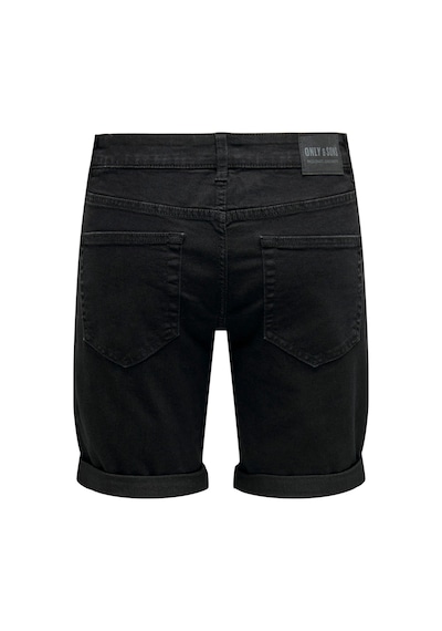 Only & Sons Erkek Kot Şort Onsply Black 4328 Shorts-22024328 001