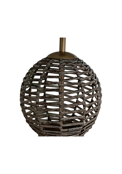 Soly Eskitme Plastik Rattan Abajur Eskitme