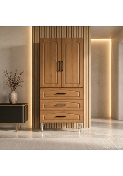 Montalcino Çok Amaçlı Dolap 60 Cm 2 Kapak 3 Çekmece Açık İtalyan Ceviz - Çok Amaçlı Banyo Dolabı Beyaz Montalcino Çok Amaçlı Dolap 60 Cm 2 Kapak 3 Çekmece Açık İtalyan Ceviz - Çok Amaçlı Banyo Dolabı Beyaz