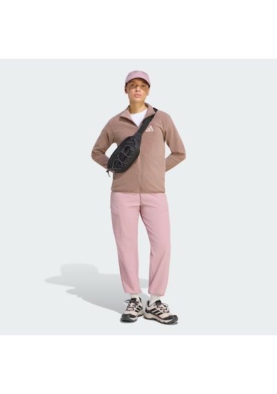 Adidas Terrex Multi Essentials Full Zip Kadın Polar Ceket Ky9854 Kahverengi