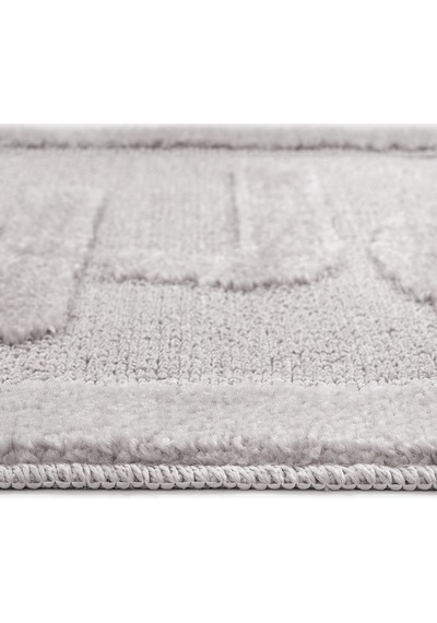 Doğal Kaymaz Taban Banyo Paspas Uzun Ömürlü Yumuşak Dokulu Su Emici Yıkanabilir Enjoy 60x100 Gri