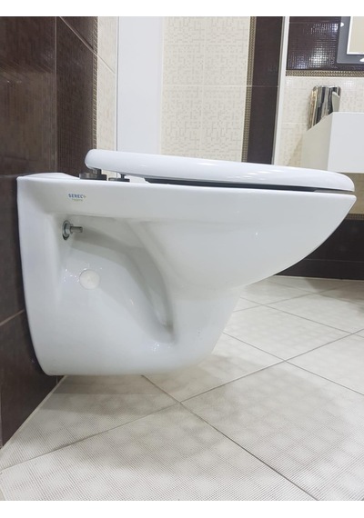Serel Basic 52 Cm Asma Klozet+serel Fulya Akdeniz Thermoplast Klozet Kapağı