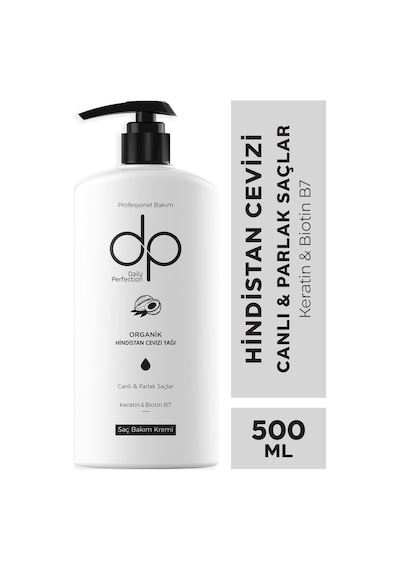 Dp Daily Perfection Saç Kremi Organik Hindistan Cevizi Yağı 500 ML