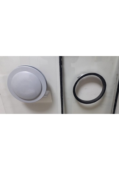 DOĞALGAZ TEK CAM MENFEZİ 16 CM TEKCAM CAM BALKON İÇİN ÖZEL İMALAT