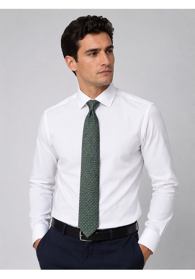 Bisse Yeşil İpek Kravat Krimd26y025 47