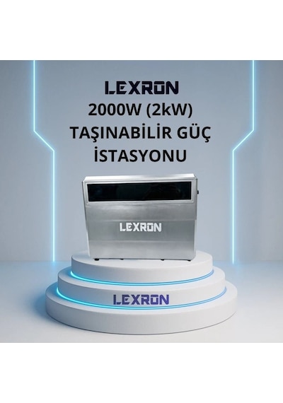 Lexron 2000w 2kw Taşınabilir Güç İstasyonu