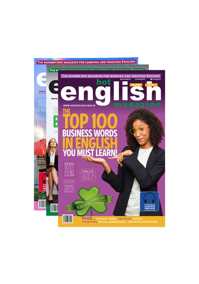 Hot English Dergisi Önceki Sayılar - 3’Lü Paket