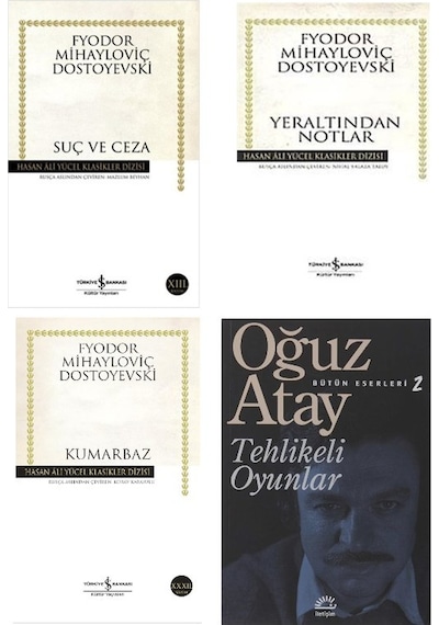 Tehlikeli Oyunlar - Suc Ve Ceza - Yeraltindan Notlar - Kumarbaz 4 Set