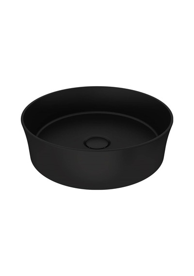 Bocchi Slim Line Yuvarlak Lavabo 38 CM Mat Siyah