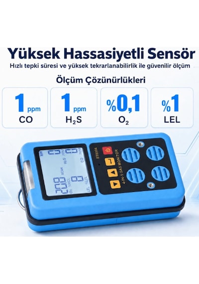 Smart Sensor St8904 Çoklu Gaz Ölçüm Cihazı