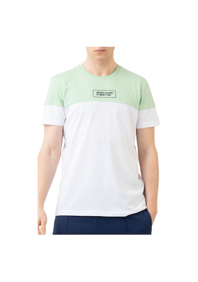 United Colors Of Benetton Erkek Tshirt Bnt-m21162 Beyaz
