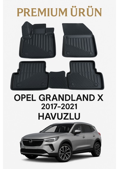 Opel Grandland X 2017-2021 3D Oto Paspas