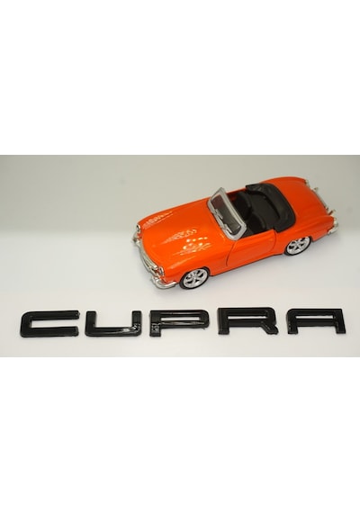 Seat Leon Cupra Bagaj Parlak Siyah Abs 3M 3D Yazı Logo Amblem