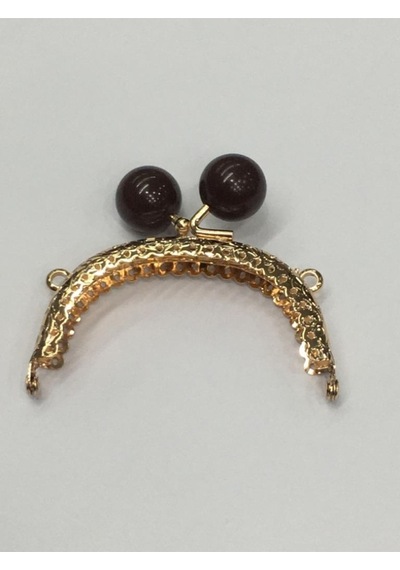 Karantuhafiye Çanta Ve Cüzdan Klipsi Oval 20 Cm Incili Model Gold Kahve İnci Gold Kahve İnci Çok Renkli