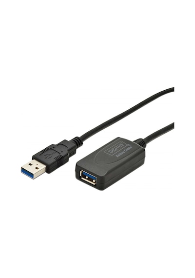 Digitus USB 3.0 Uzatma Kablosu, USB A erkek / A dişi, 5 metre