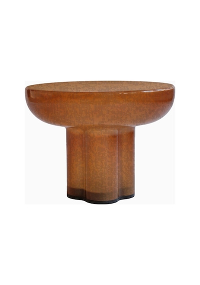 101 Copenhagen Crown Table Low El Işçiliği, Dekoratif Heykelsi Tasarım Cam Sehpa Orta Sehpa Karamel 101 Copenhagen Crown Table Low El Işçiliği, Dekoratif Heykelsi Tasarım Cam Sehpa Orta Sehpa Karamel