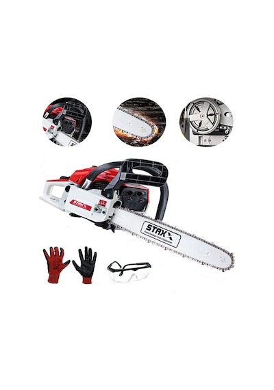Staxx Power Benzinli Motorlu Testere 58cc 5.9 Hp Yağ
