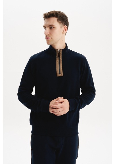 AR-MA Arma Erkek Regular Fit Yarım Fermuar Dik Yaka Sweatshirt Selanik Örme %65 Pamuk %35 Polyester K30554698102 Lacivert AR-MA Arma Erkek Regular Fit Yarım Fermuar Dik Yaka Sweatshirt Selanik Örme %65 Pamuk %35 Polyester K30554698102 Lacivert