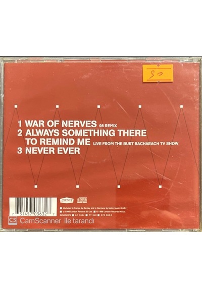All Saints War Of Nerves Maxi Single Cd
