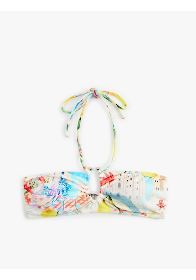 Koton Amalfi Temalı Limon Desenli Straplez Bikini Üstü Mavi Desenli 5sak10246mm Mavi Desenli Koton Amalfi Temalı Limon Desenli Straplez Bikini Üstü Mavi Desenli 5sak10246mm Mavi Desenli