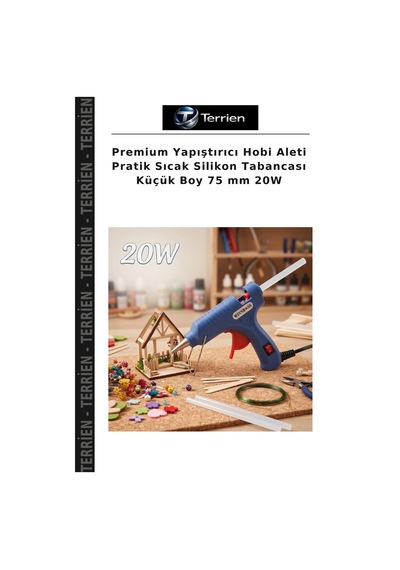 Premium Yapıştırıcı Hobi Aleti Pratik Sıcak Silikon Tabancası Küçük Boy 75 Mm 20w