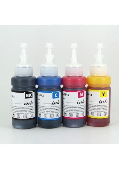 Premium® Epson T664 Uyumlu 4 Renk Kaliteli Mürekkep Seti