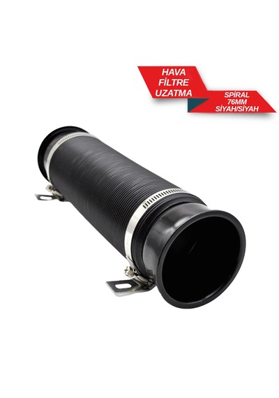 Hava Filtre Uzatma Sprali Siyah 76 Mm 4686330