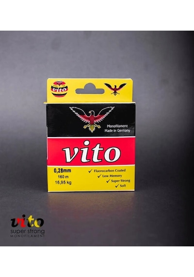 Vito Süper Strong Monoflament Şeffaf Misina 160 Metre 0,28mm - Standart