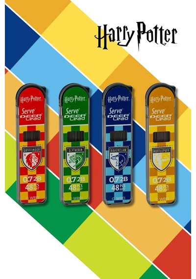 Deep Mekanık Kalem Ucu 0.7mm 2b - Harry Potter Damalı 4lu Set