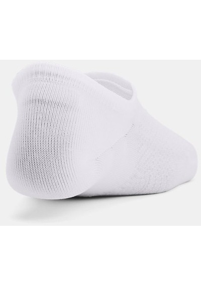 Under Armour Kadın UA Breathe Lite Ultra 3’lü Paket Low Liner Çorap 1370075-100 Beyaz - Gri
