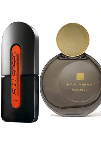 Avon Far Away Glamour Kadın Parfüm EDP 50 ML + Full Speed Erkek Parfüm EDT 75 ML
