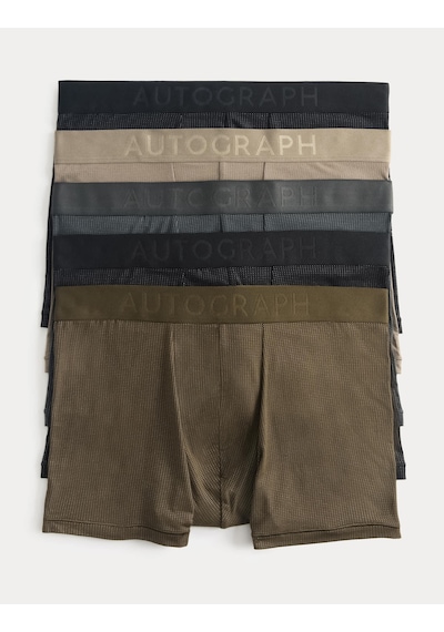 Marks & Spencer Autograph 5'li Trunk Seti T14005406ı Siyah Mix