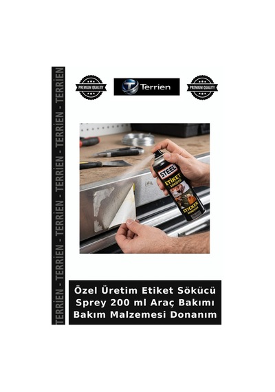Özel Üretim Etiket Sökücü Sprey 200 Ml Araç Bakımı Bakım Malzemesi Donanım