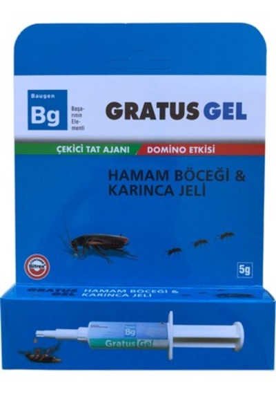 Gratusgel Hamamböcegi Ve Karıca Jel 5 Gr