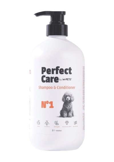 M-pets Perfect Care No.1 2 Sı 1 Arada Yumuşatıcı Köpek Şampuanı 1l