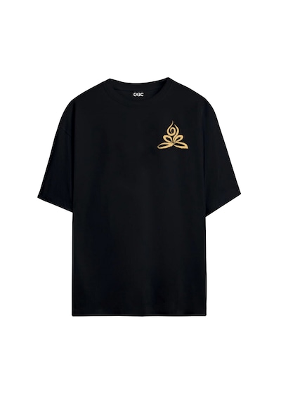Ogc Lotus Oversize Unisex T-shirt Siyah