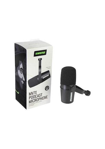 Shure MV7X XLR Bağlantılı Dinamik Podcats & Stream & Vokal Mikrofonu