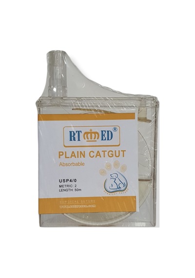 Rtmed Plain Kaset Katküt Usp No 4 2 Metric 50 M