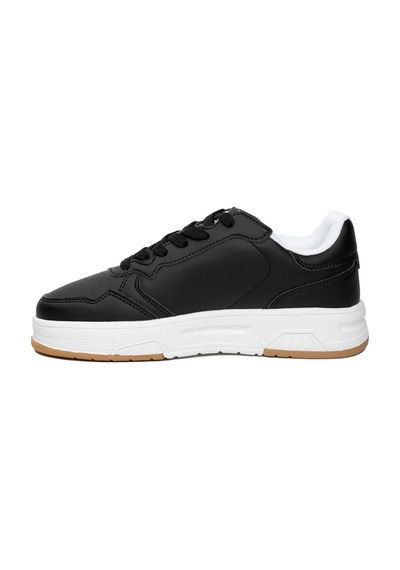 United Colors Of Benetton Benetton Bnı-11220 Kadın Klasik Sneaker Siyah - Beyaz Siyah - Beyaz