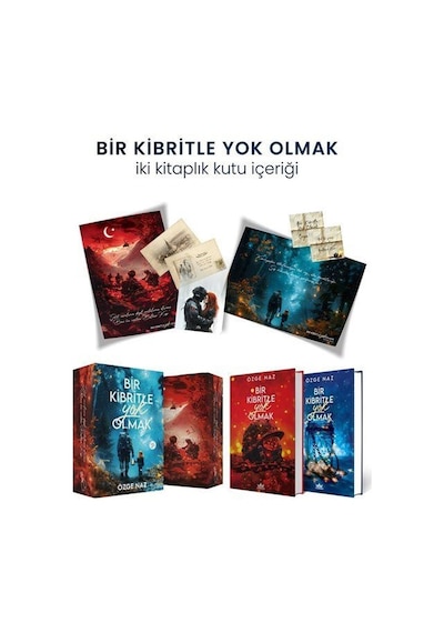 Bir Kibritle Yok Olmak İki Kitaplık Hediyeli Özel Kutu Ciltli...