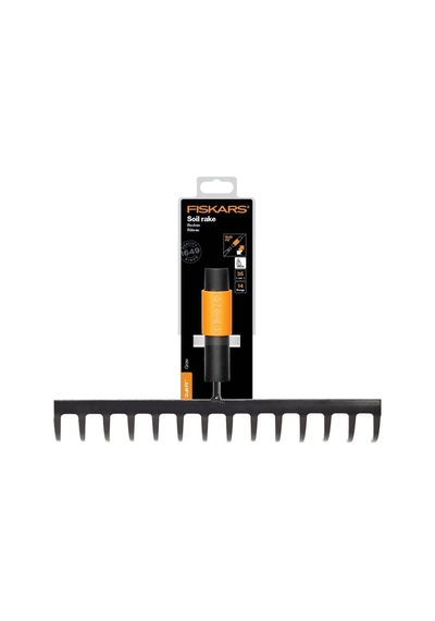 Fiskars Quikfit, 14 Dişli Tırmık, Alet Başlığı, Genişlik: 36 Cm,