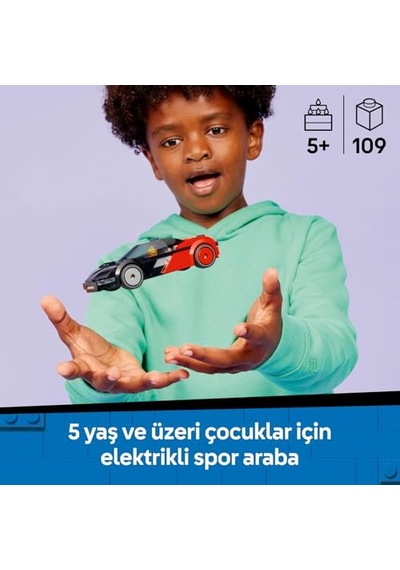 Bricks Sarı Spor Araba Yapım Seti 50 Parça