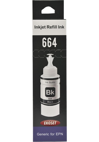 Ekoset Epson L220 Uyumlu Siyah Mürekkep 70 ML