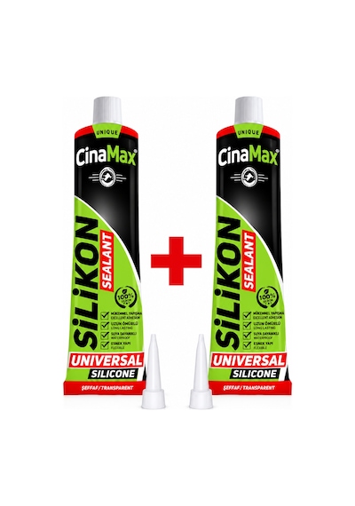 Silikon Mastik 40 Ml Şeffaf Universal Suya Dayanıklı Hızlı Kuruyan Silikon