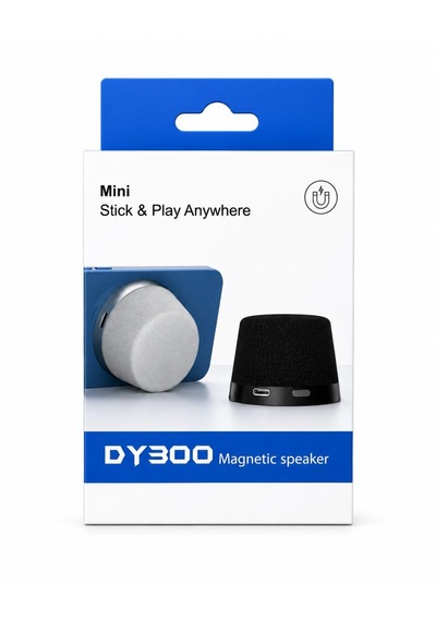 Dy300 Mini Bluetooth Hoparlör Mıknatıslı Kompakt Taşınabilir Ses