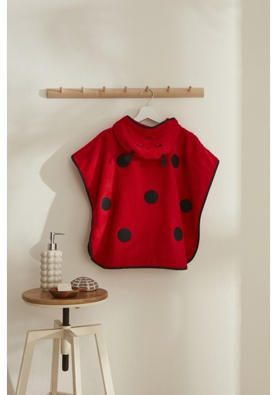 Karaca Home Ladybug %100 Pamuk Bebek Panço Kırmızı Kırmızı
