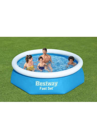 Bestway Büyük Şişme Havuz 2.44 M x 61 CM 57448 Çok Renkli